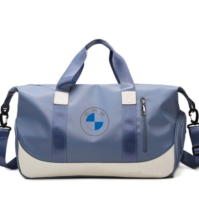 BMW sports travel bag in navy colorway