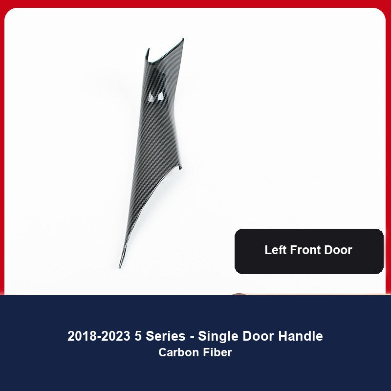 BMW door handle cover - Premium 2018-2023 Model 5 Series Single Door Handle Carbon Fiber Pattern [Comment on which door]
