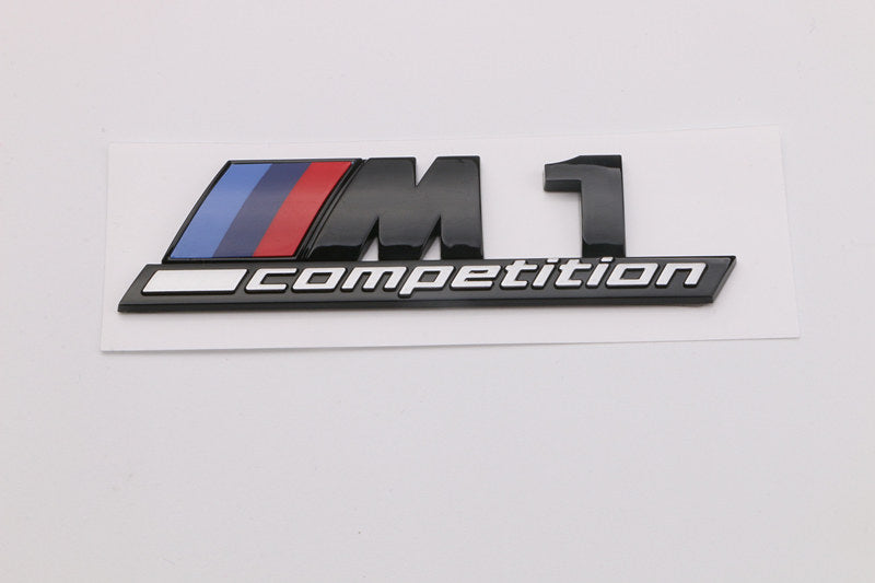 BMW M1 Competition rear trunk emblem badge sticker