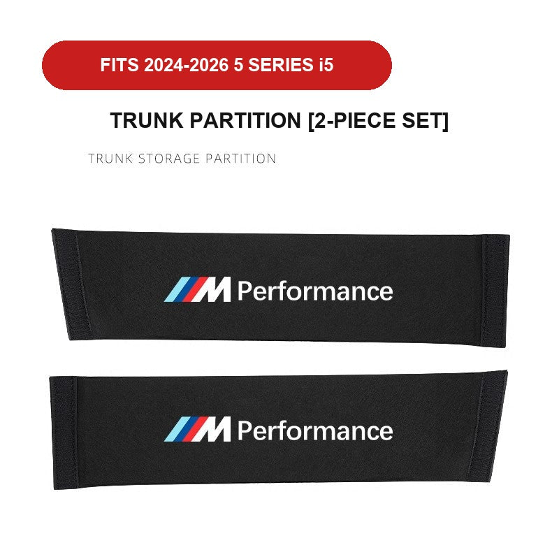 BMW trunk partition divider, fits 2024-2026 5 Series i5, 2-piece set