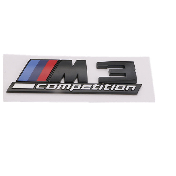 BMW M3 Competition rear trunk emblem badge sticker