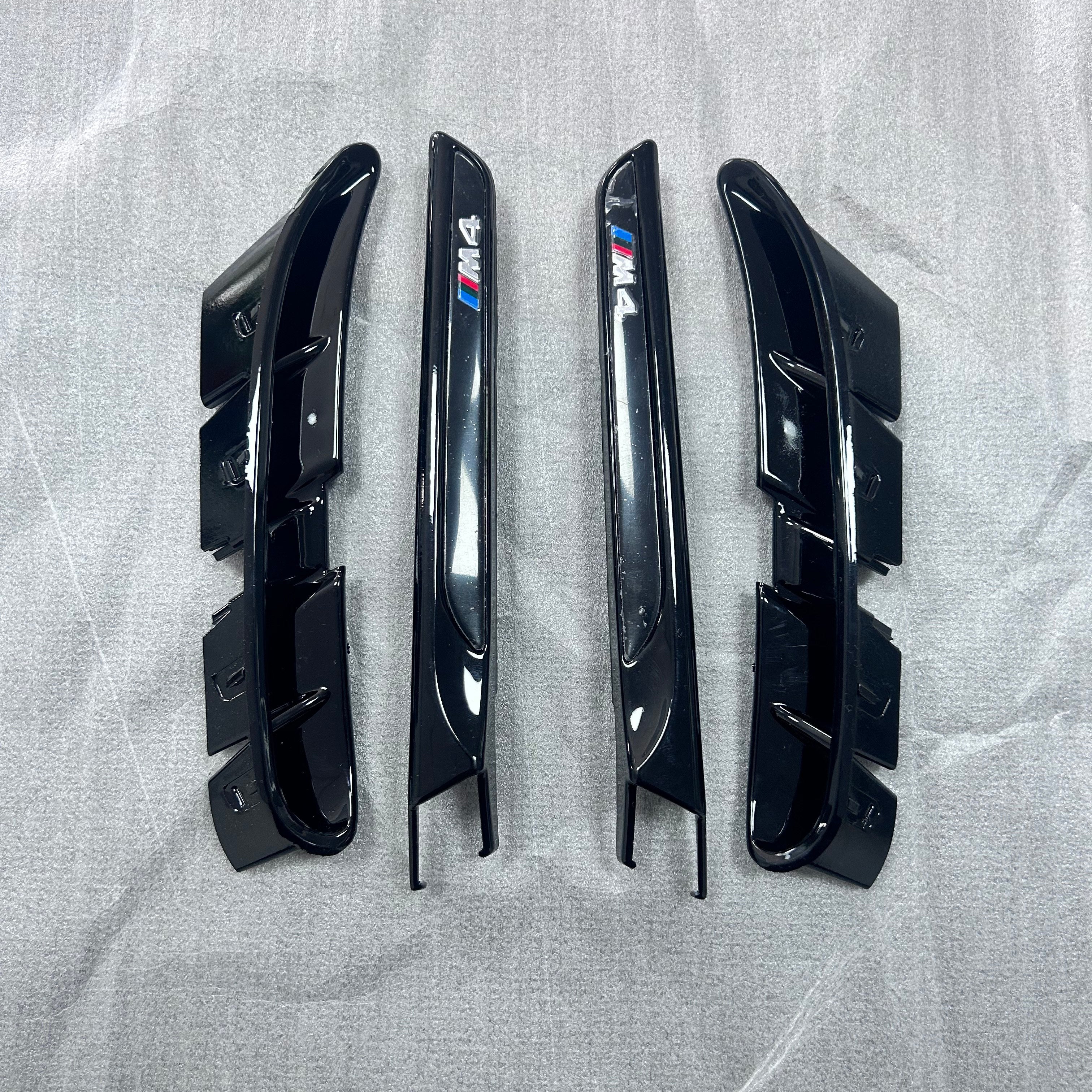 BMW M4 Black Label gloss black fender vents