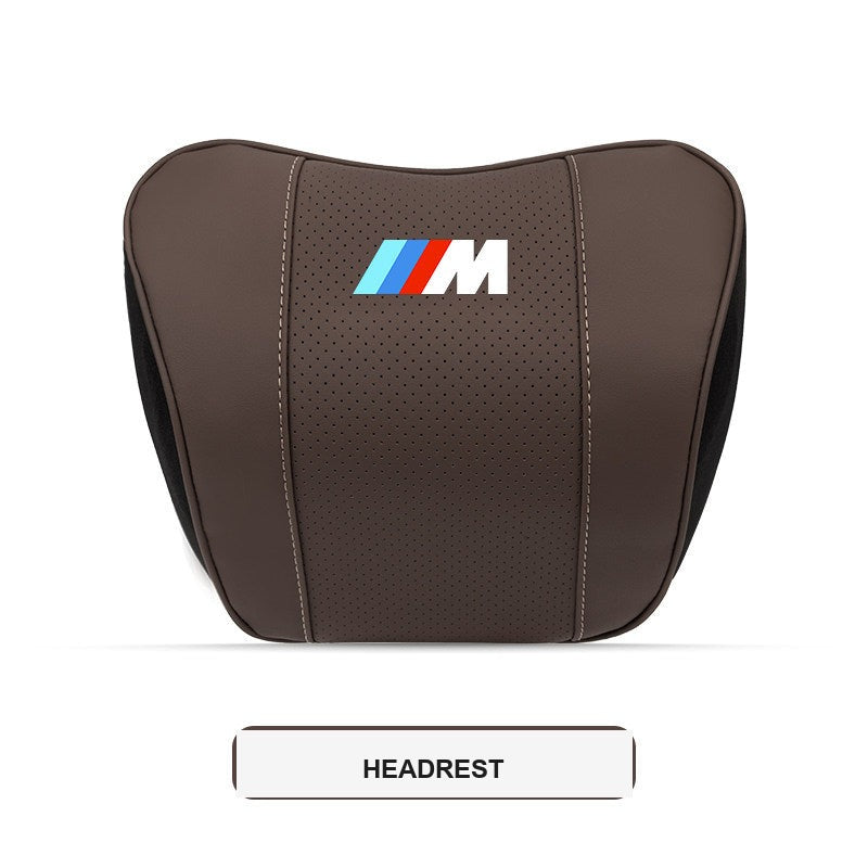 BMW M Sport Ergonomic Car Headrest & Lumbar Support Pillows (3, 4, 5 Series & X1-X7)