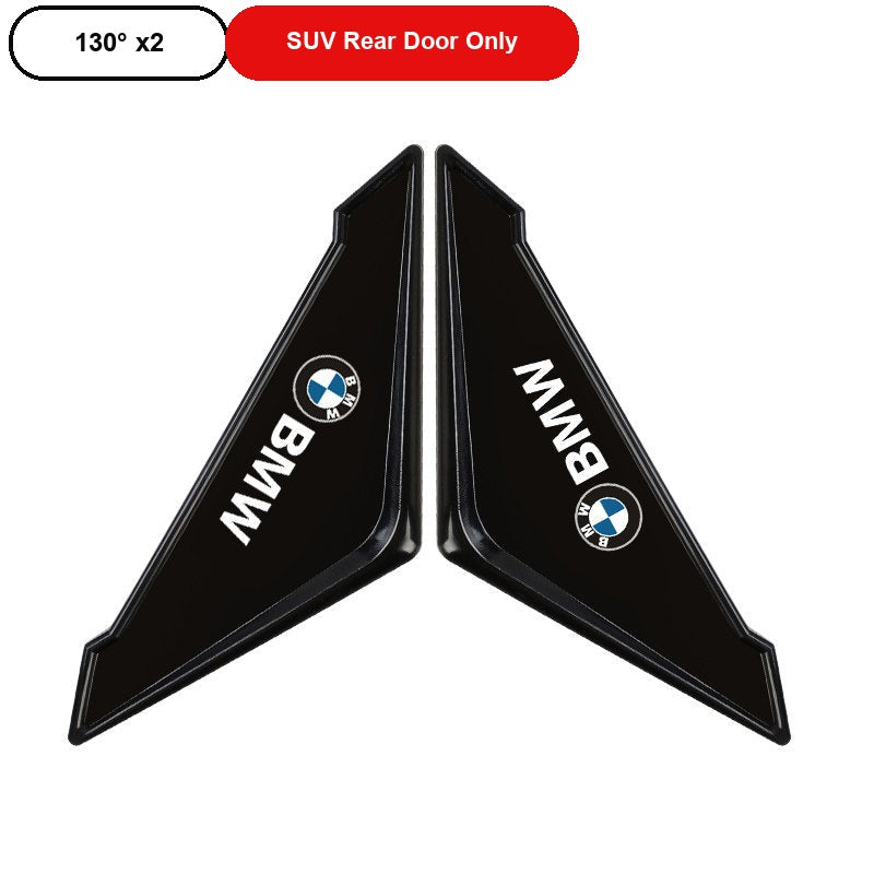 BMW black 130 degree door corner guards for SUV rear door
