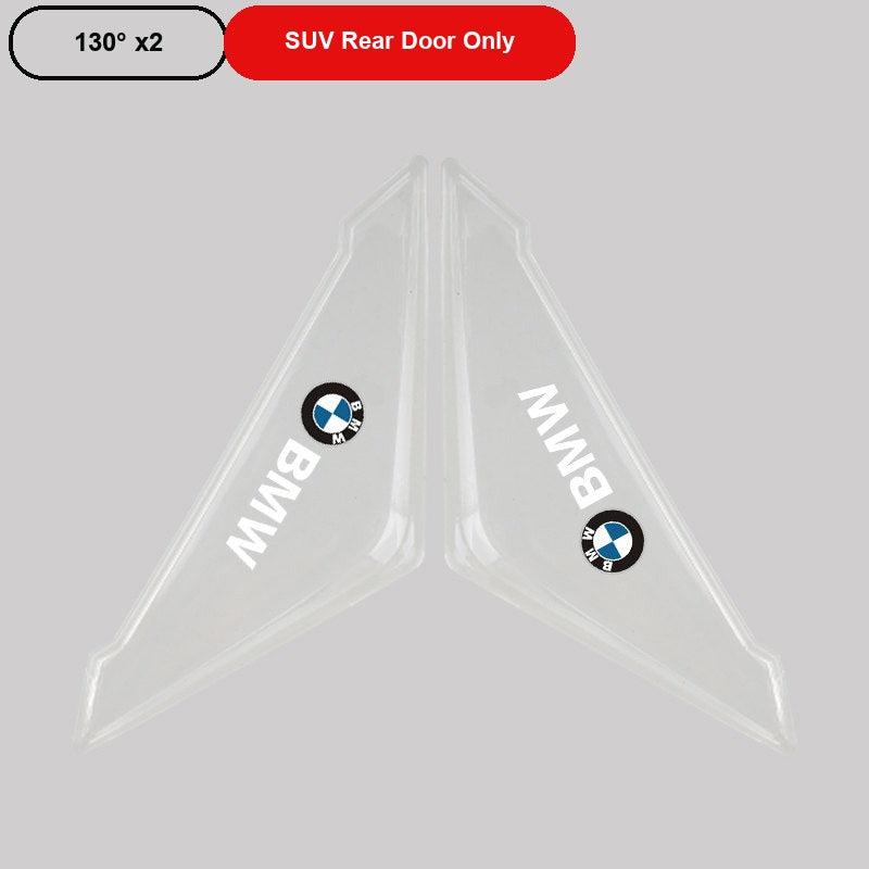 BMW transparent 130 degree door corner guards for SUV rear door