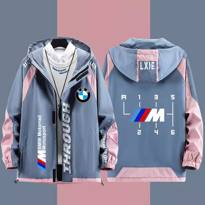 BMW M Power Windbreaker Jacket - Blue Designs