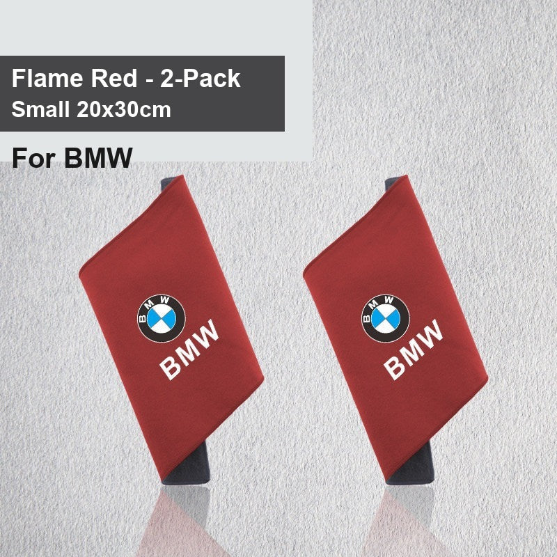 BMW car wash towel - BMW Flame Red Small 2 Packing