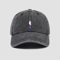 BMW M Performance Washed Cotton Cap – Embroidered Baseball Hat