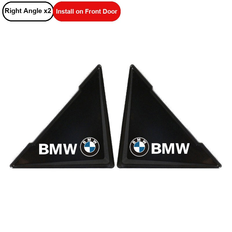 BMW black door corner guards, set of 2, for front door