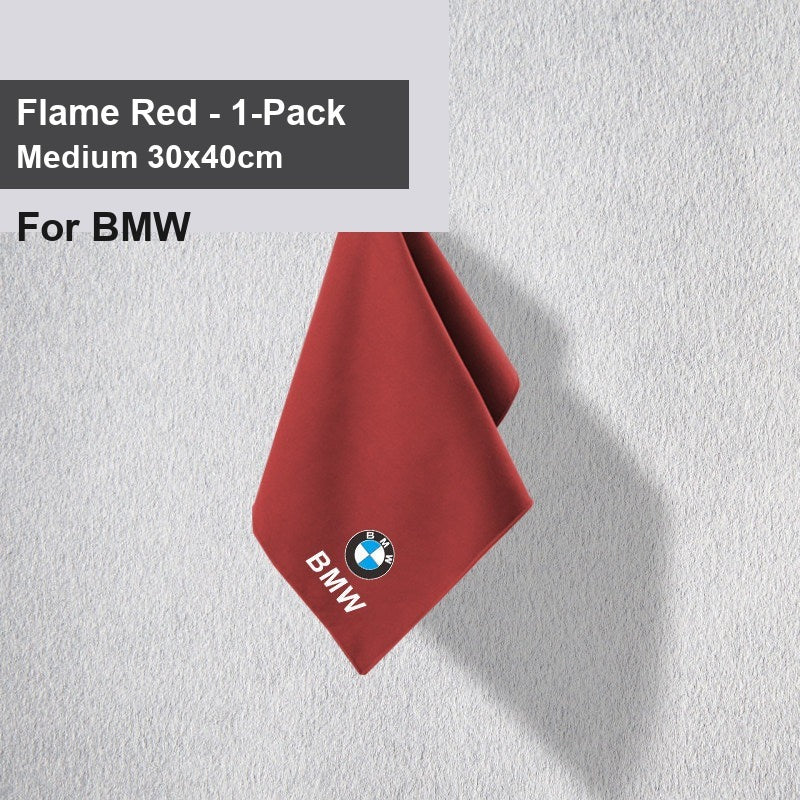 BMW car wash towel - BMW Flame Red Medium 1 piece