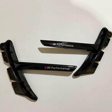 BMW 3 Series M3/M4 Style Gloss Black Fender Side Vents & Emblem Badges
