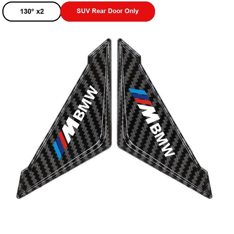 BMW M-Mark carbon fiber 130 degree door corner guards for SUV rear door