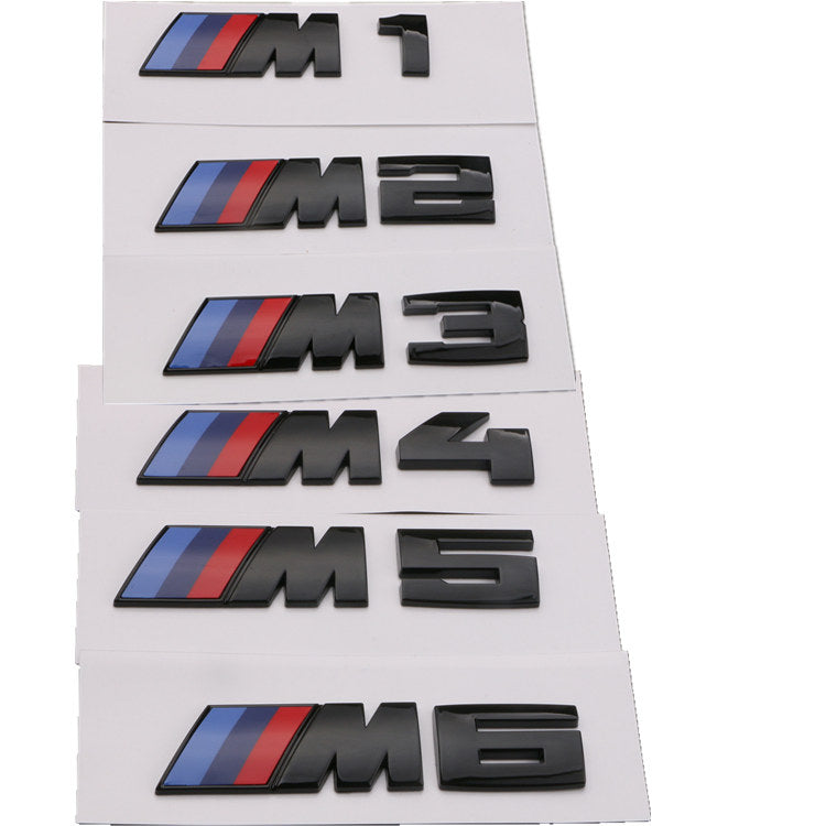 BMW M1-M6 / M Competition / X1M-X6M Competition Rear Trunk Emblem Badge Sticker