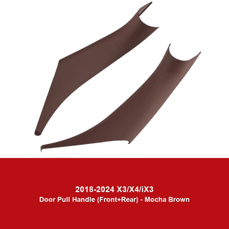 BMW door handle cover - 2018-2024 X3 X3X4 [Mocha Brown Door Pull Handle] Compatible with both front and rear doors