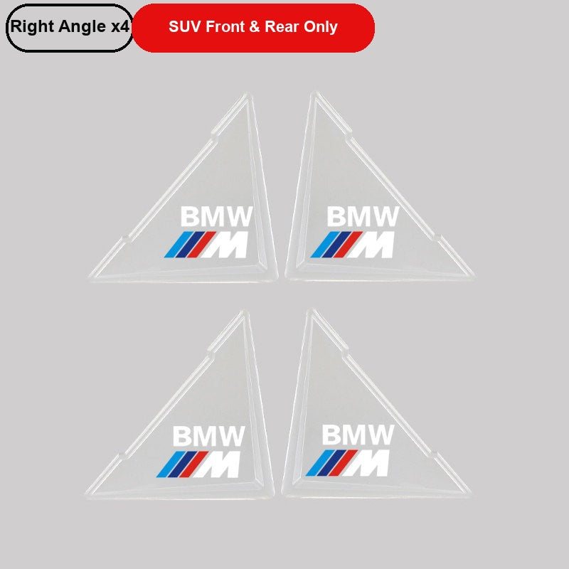 BMW M-Mark Transparent door corner guard, Right Angle x4