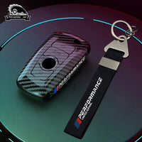 BMW Carbon Fiber Key Fob Case – Smart Key Cover (F/X Series, M3, M4)