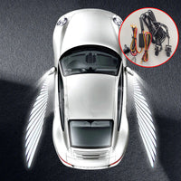 LED Angel Wing Welcome Light – Mirror Ground Projector Lamp