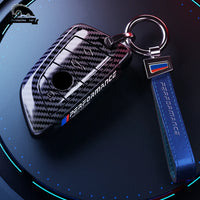 BMW Carbon Fiber Key Fob Case – Case Shell for X1/X3/X5/X6/X7, 1/3/5/6 Series