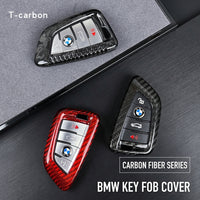 BMW Real Carbon Fiber Blade Key Fob Case - Luxury Protective Cover