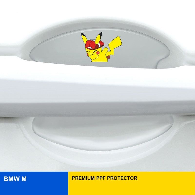 BMW Anti-Scratch Door Handle Cup & Bowl Protective Film Kit
