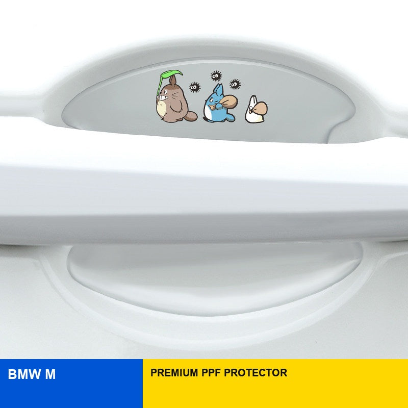 BMW Anti-Scratch Door Handle Cup & Bowl Protective Film Kit