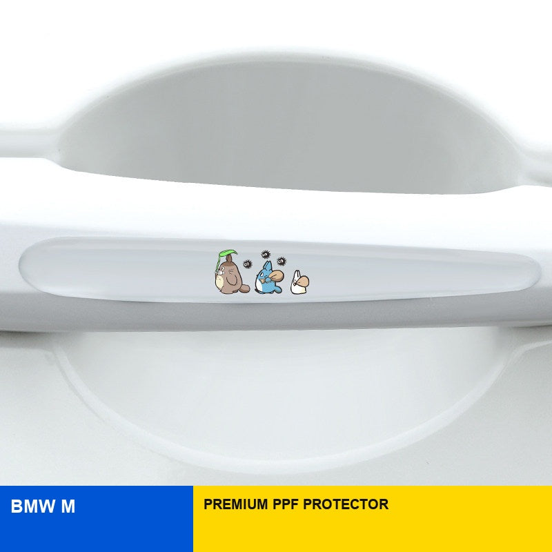 BMW Anti-Scratch Door Handle Cup & Bowl Protective Film Kit