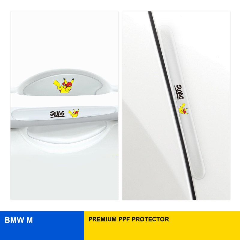 BMW Anti-Scratch Door Handle Cup & Bowl Protective Film Kit