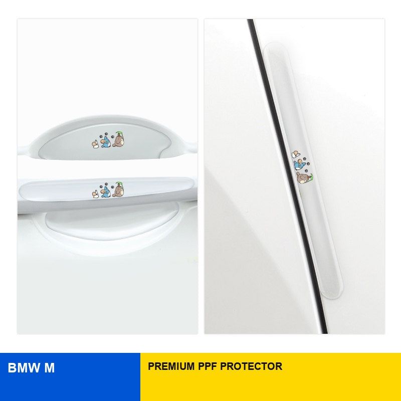 BMW Anti-Scratch Door Handle Cup & Bowl Protective Film Kit