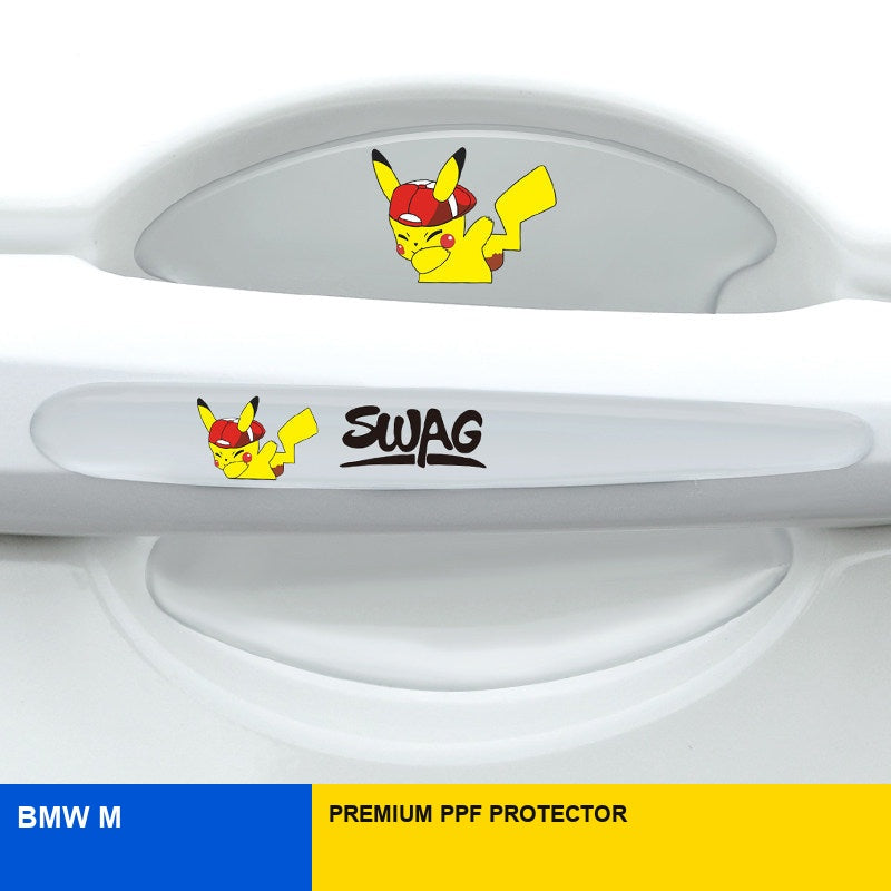 BMW Anti-Scratch Door Handle Cup & Bowl Protective Film Kit