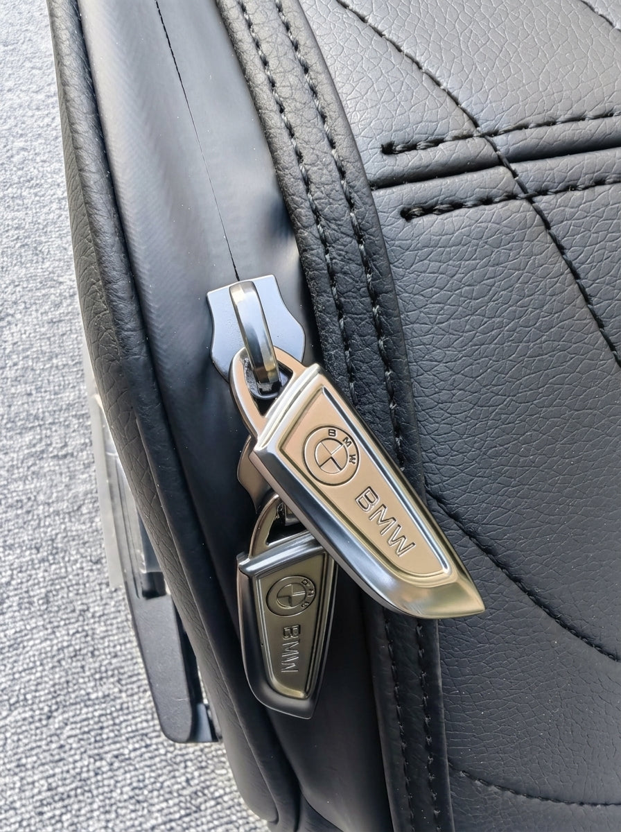 BMW Foldable Leather Trunk Organizer Box - Premium Cargo Storage Case