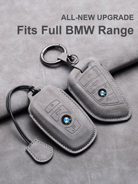 BMW Leather Key Case Cover – F-Series & G-Series Smart Key Fob Protector