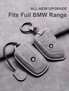 BMW Leather Key Case Cover – F-Series & G-Series Smart Key Fob Protector