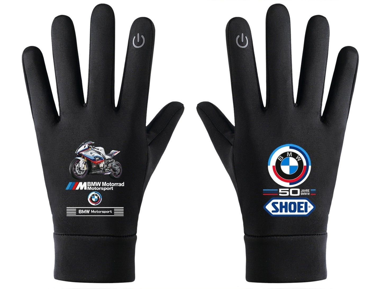 BMW S1000RR motorcycle design touchscreen winter gloves