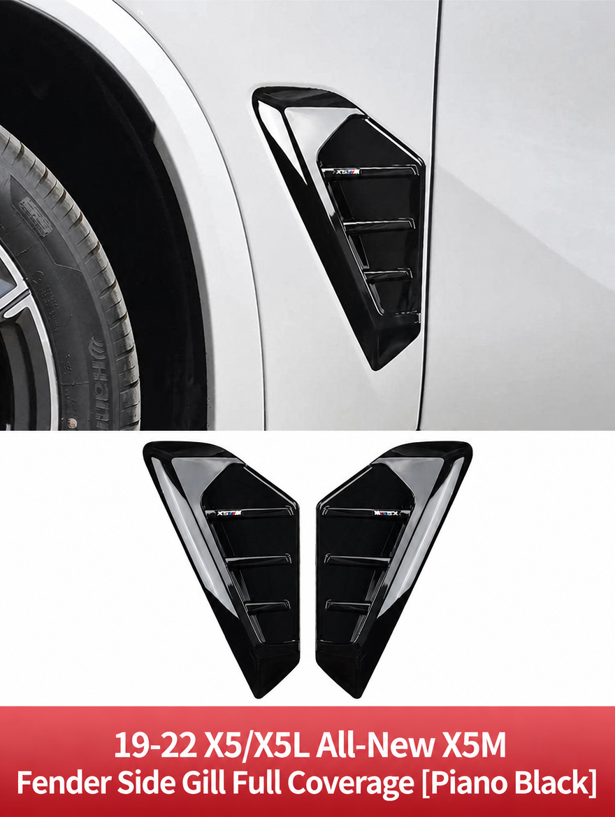 BMW X5/X6/X3 M-Style Fender Side Gill Trim