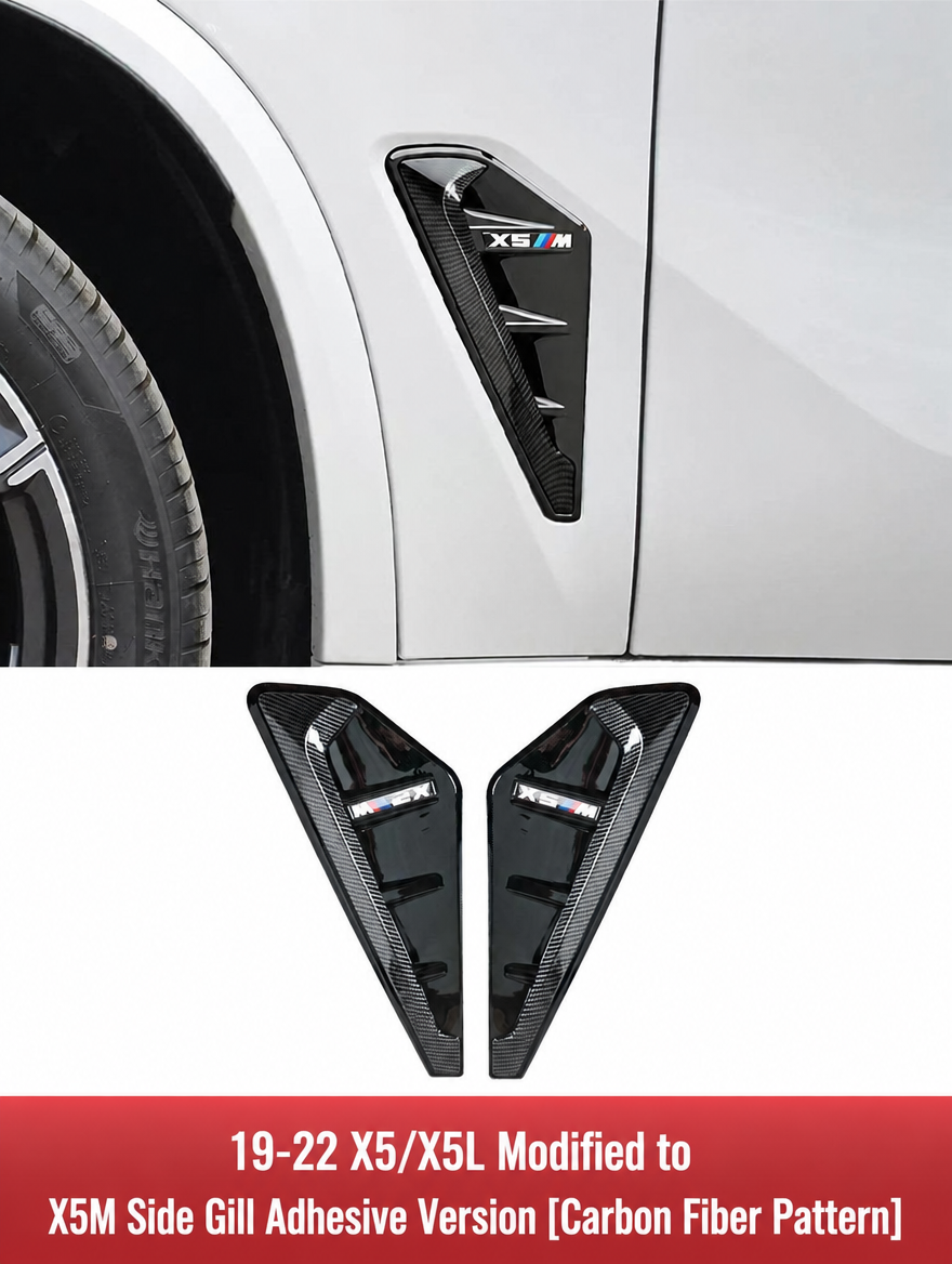 BMW X5/X6/X3 M-Style Fender Side Gill Trim