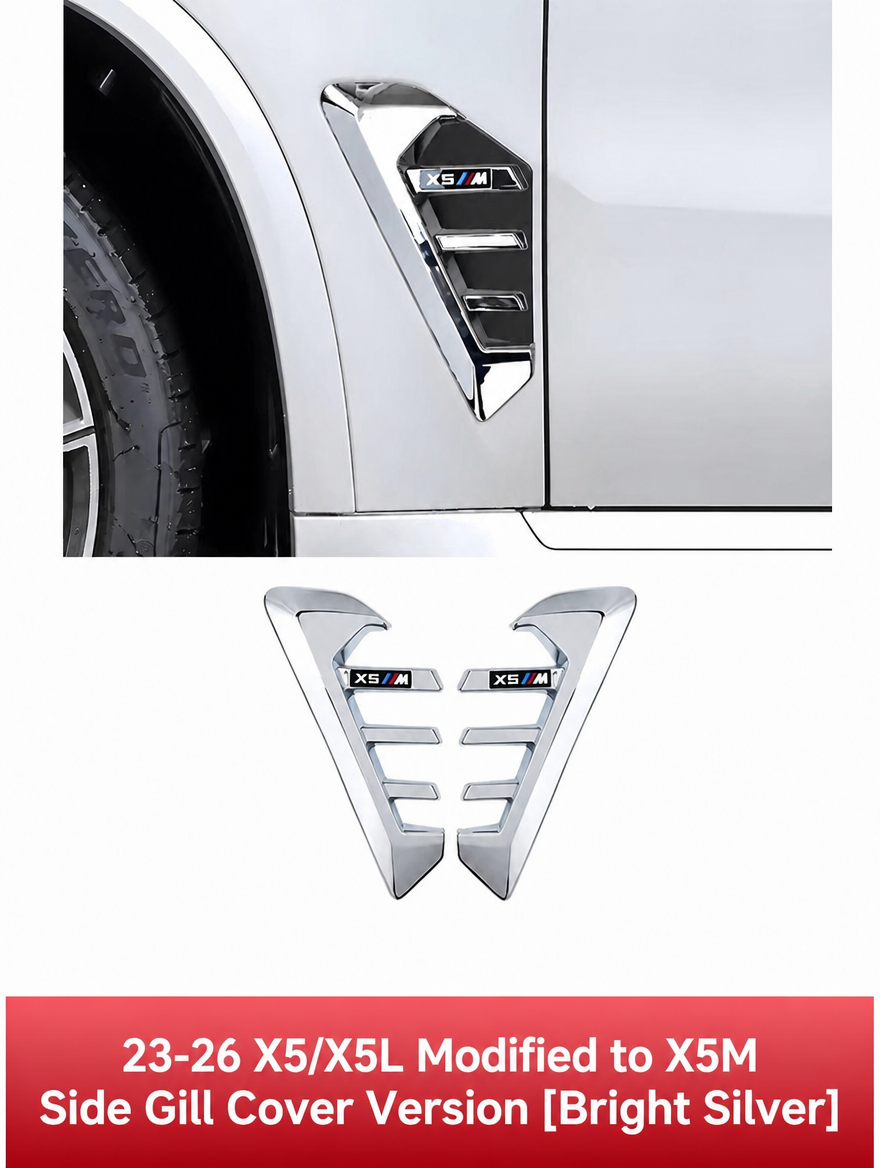 BMW X5/X6/X3 M-Style Fender Side Gill Trim