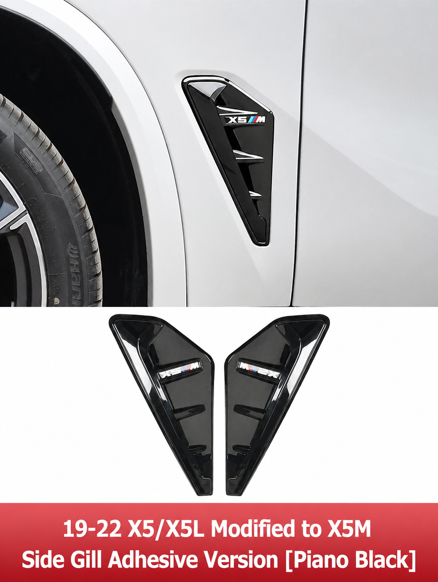 BMW X5/X6/X3 M-Style Fender Side Gill Trim