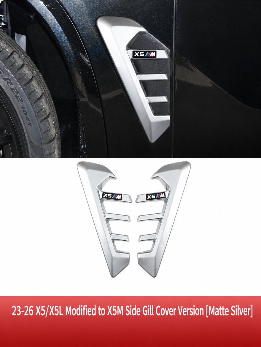 BMW X5/X6/X3 M-Style Fender Side Gill Trim