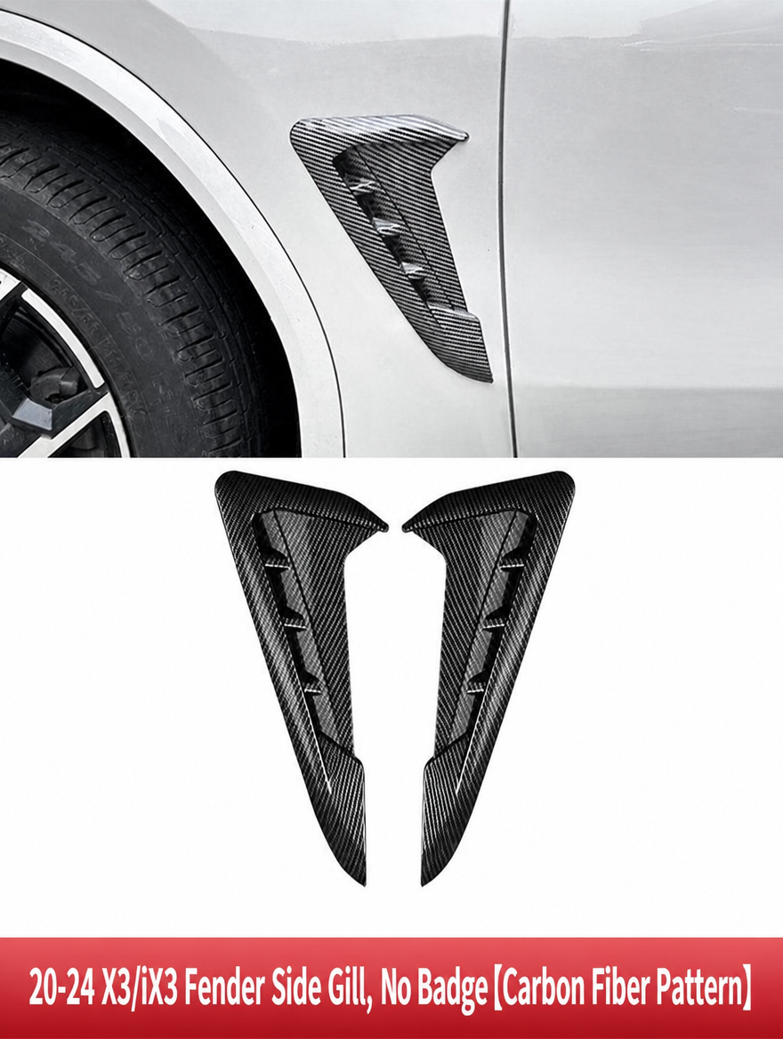 BMW X5/X6/X3 M-Style Fender Side Gill Trim
