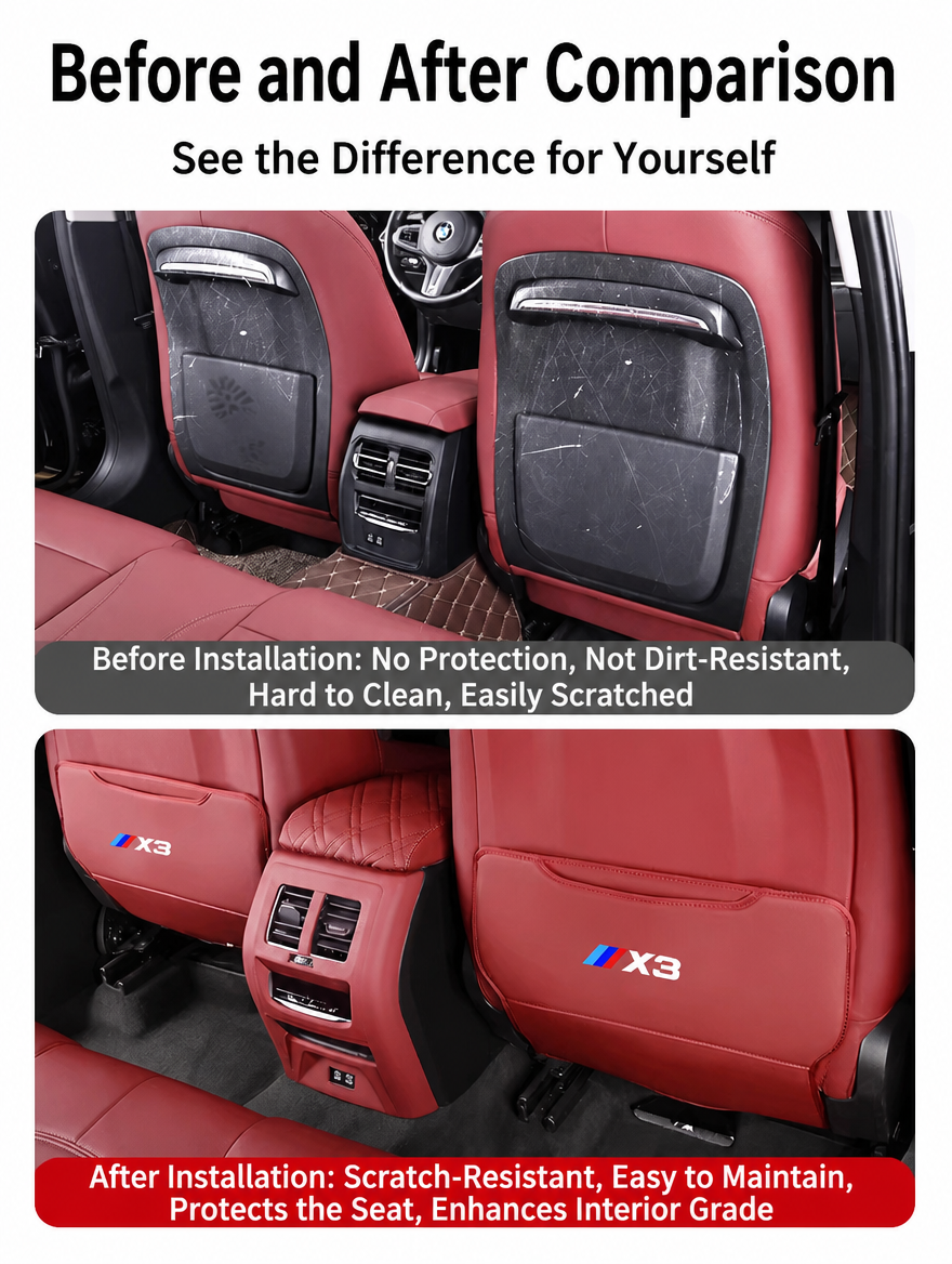 BMW Rear Seat Anti-Kick Protector Pads