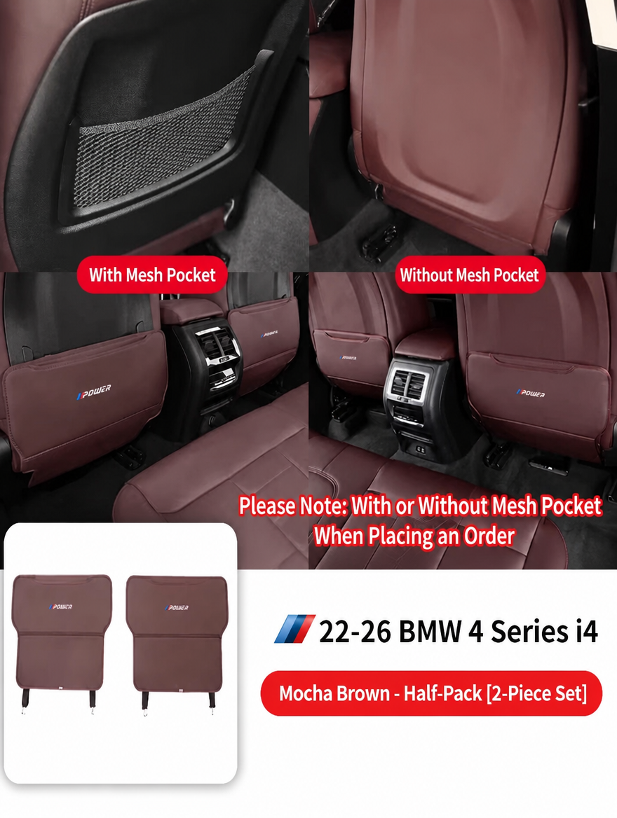 BMW Rear Seat Anti-Kick Protector Pads