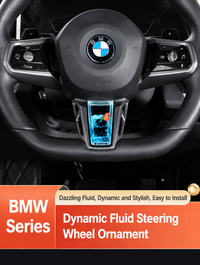 BMW Steering Wheel Liquid Ornament