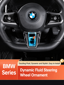 BMW Steering Wheel Liquid Ornament