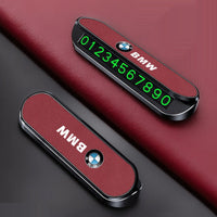BMW LED Temporary Parking Number Plate – Illuminated Phone Display