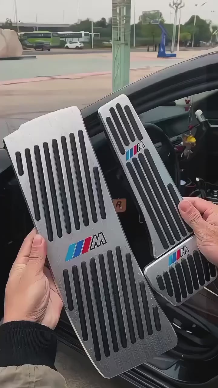 BMW Aluminum Alloy Accelerator & Brake Pedal Covers - M Sport Style