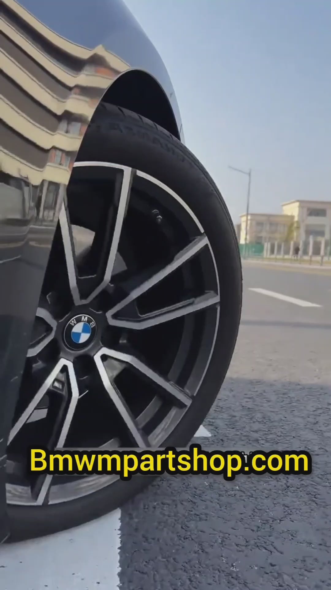 BMW Magnetic Levitation Wheel Hub Light Caps - Floating Logo Set