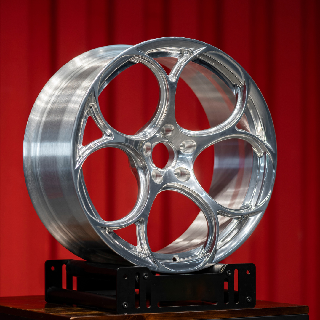Forged Alloy Wheel – Circular Multi-Hole Design | Lightweight Performance Rim