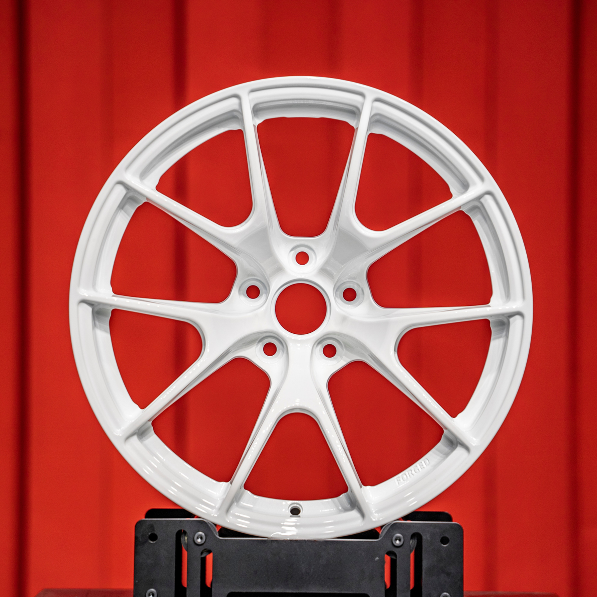 T6061 Forged Alloy Wheel – Split Multi-Spoke Performance Rim | Gloss White Finish